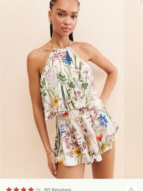 Floral Sleepwalker Romper Katie May NWT